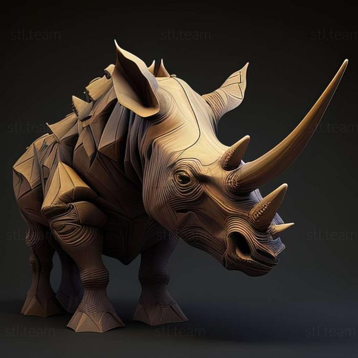 3D model Neochoerus (STL)